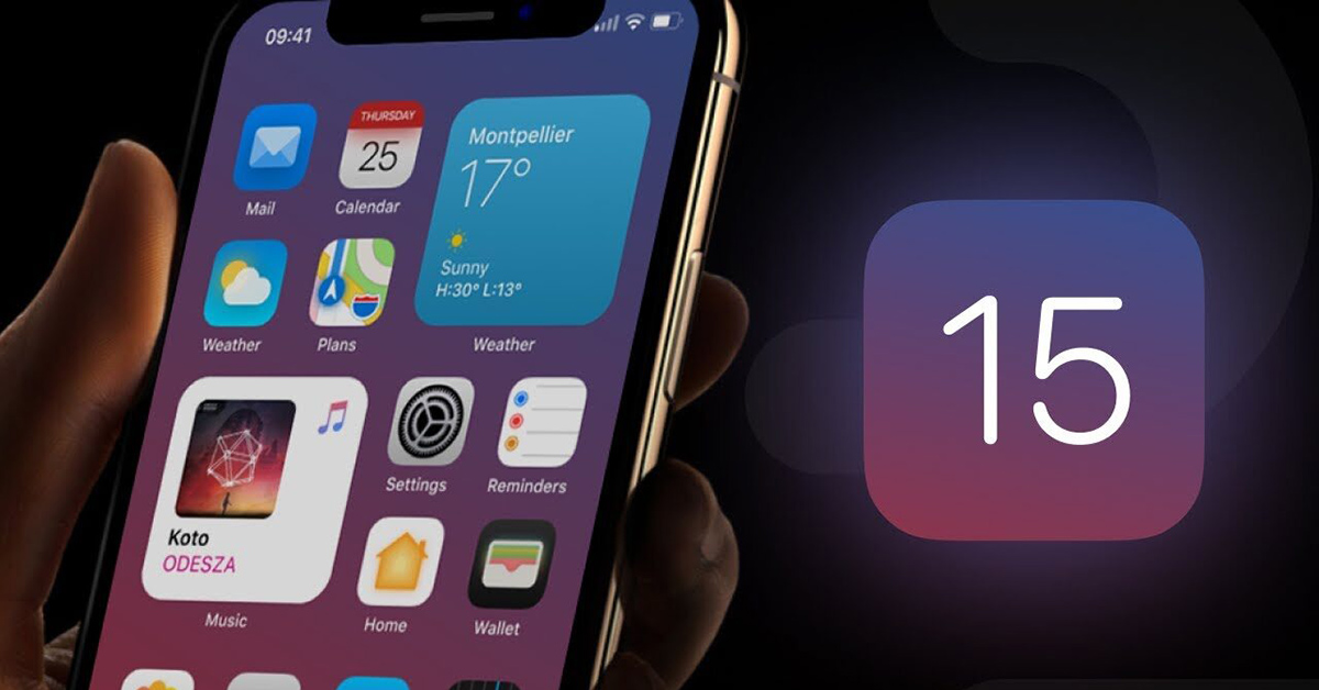 Phiên bản iOS 15 đẹp mãn nhãn cùng với nhiều tính năng mới