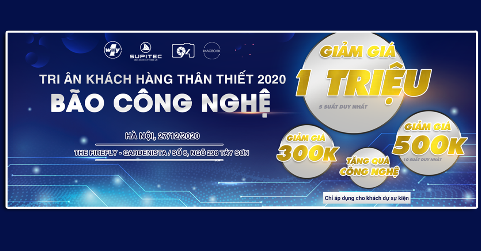 TRI ÂN KHÁCH HÀNG THÂN THIẾT 2020 - CHỦ ĐỀ: BÃO CÔNG NGHỆ