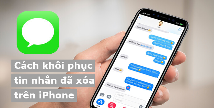 Cách khôi phục tin nhắn văn bản đã xóa trên iPhone