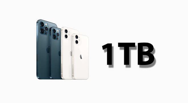 iPhone mới năm nay sẽ có phiên bản 1TB