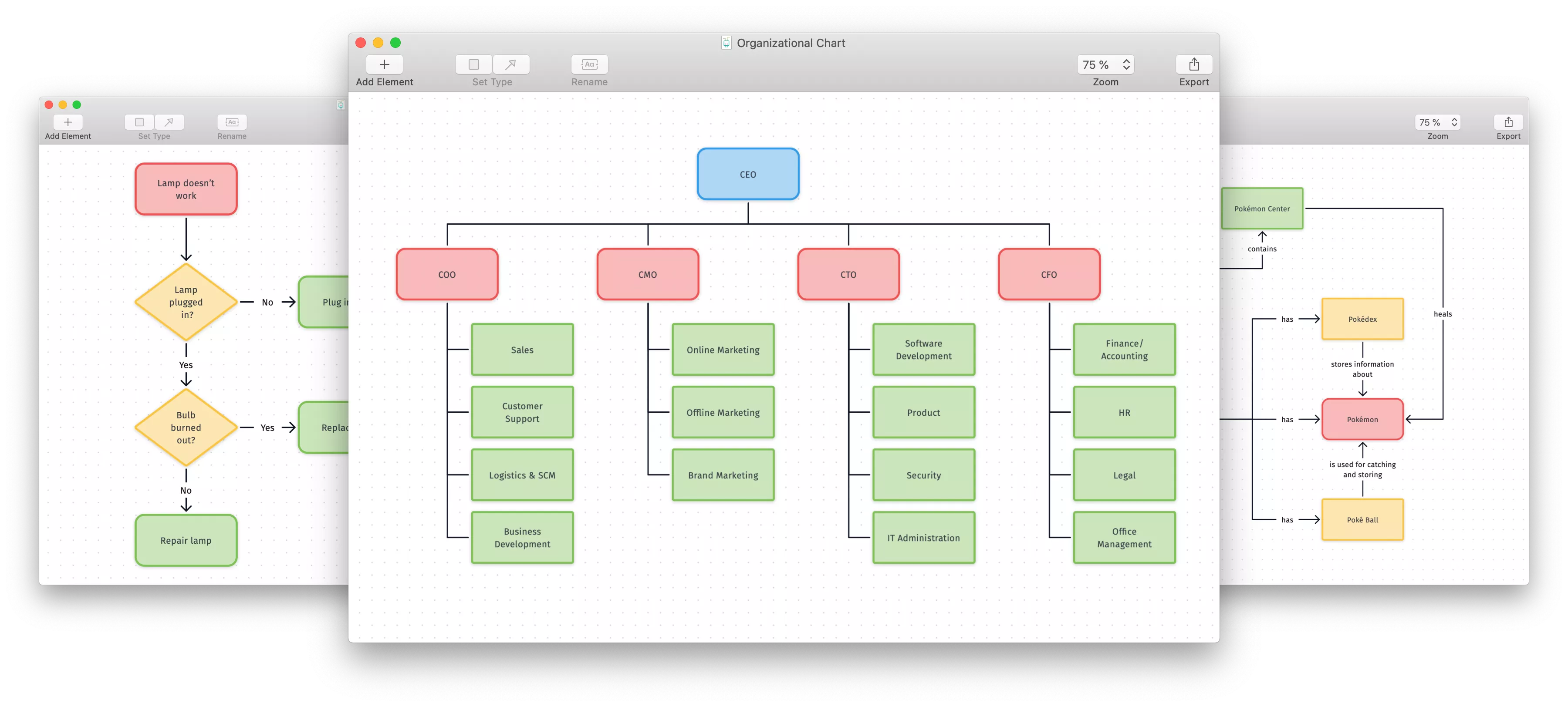 Ứng dụng "Diagrams" (Sơ đồ) được cập nhật với tùy chỉnh bảng màu và hỗ trợ máy Mac M1