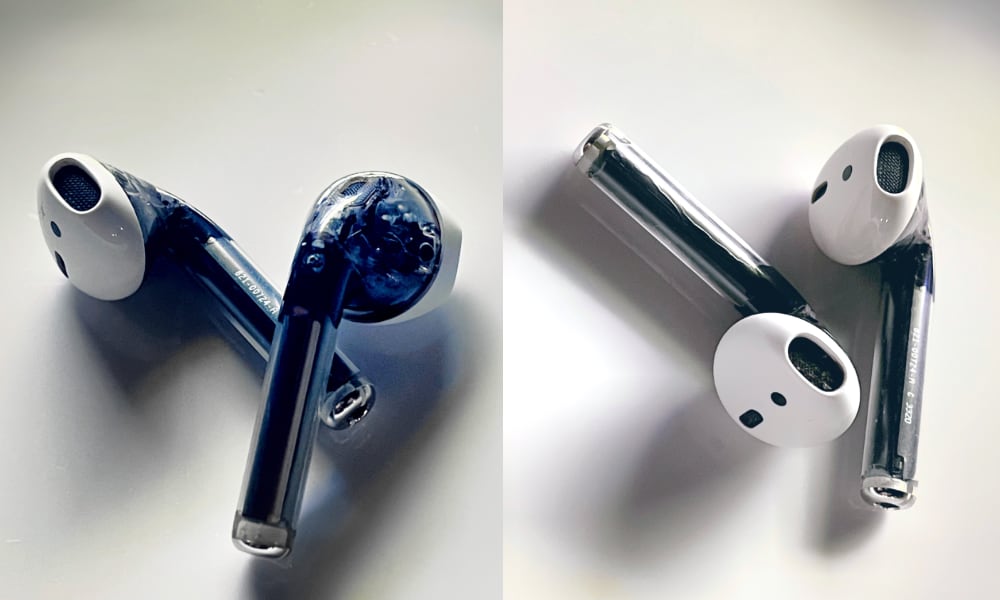 Rò rỉ hình ảnh mẫu tai nghe AirPods trong suốt