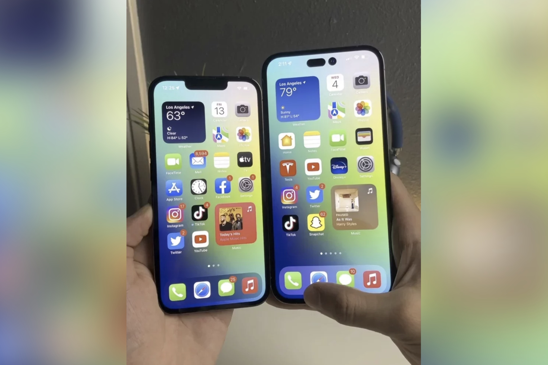 Rò rỉ hình ảnh được cho là của iPhone 14 và 14 Pro Max