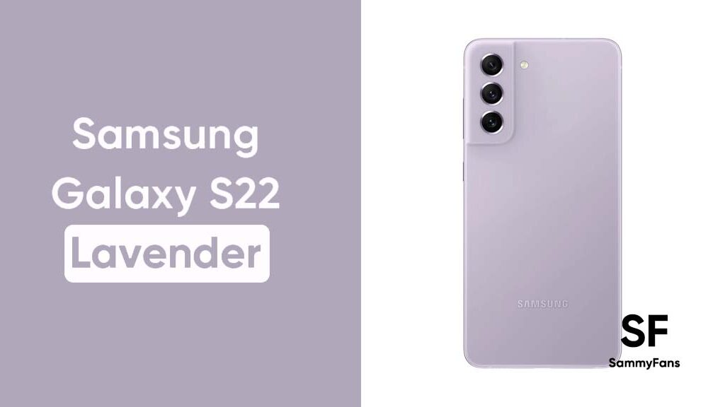 Samsung chuẩn bị cho ra mắt màu tím Lavender cho dòng S22