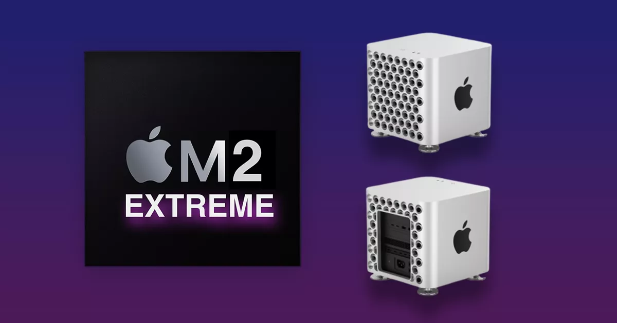 Lộ hình ảnh Render Mac Pro M2 Extreme sắp được ra mắt trong thời gian tới!