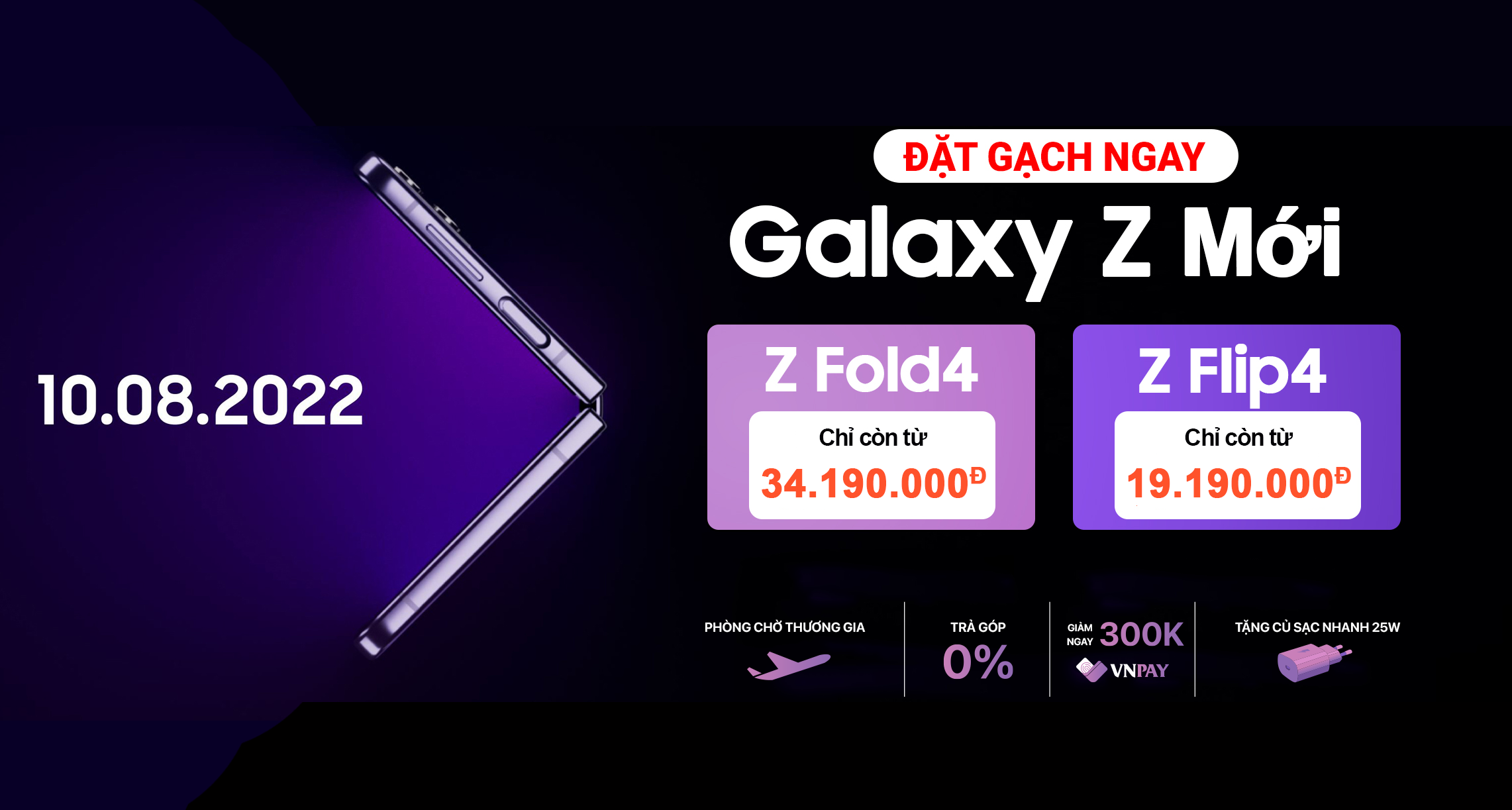 Đặt gạch GALAXY Z MỚI - Giá chỉ từ 19.190.000đ