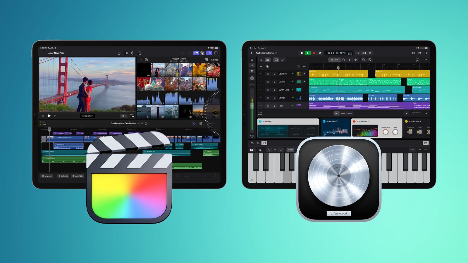 Final Cut Pro & Logic Pro đầy đủ tính năng sẽ có mặt trên iPad vào tháng 5!