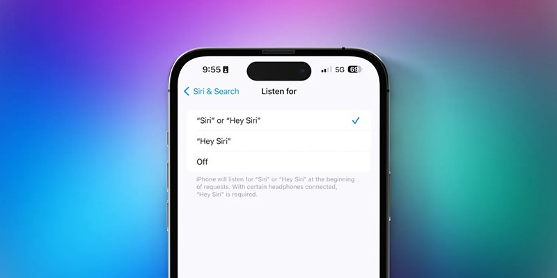 Hướng dẫn điều chỉnh cách gọi Siri trên iOS 17