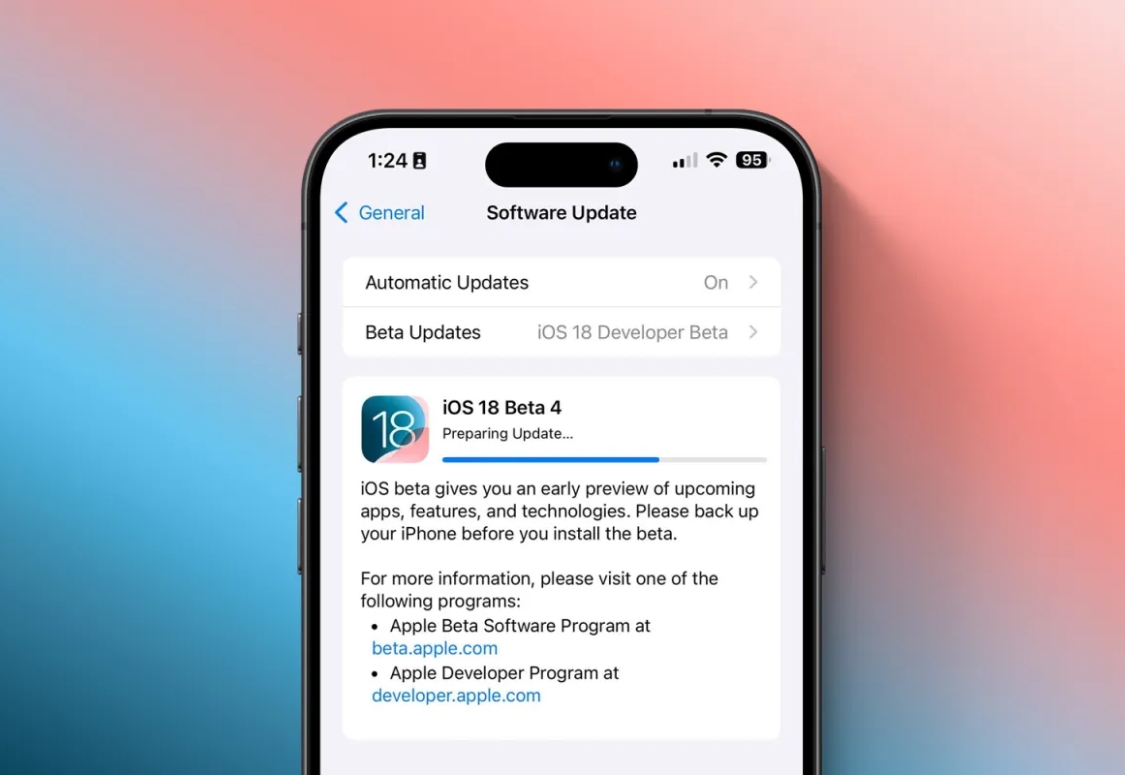 Những thay đổi trên phiên bản iOS 18 beta 4 vừa được ra mắt