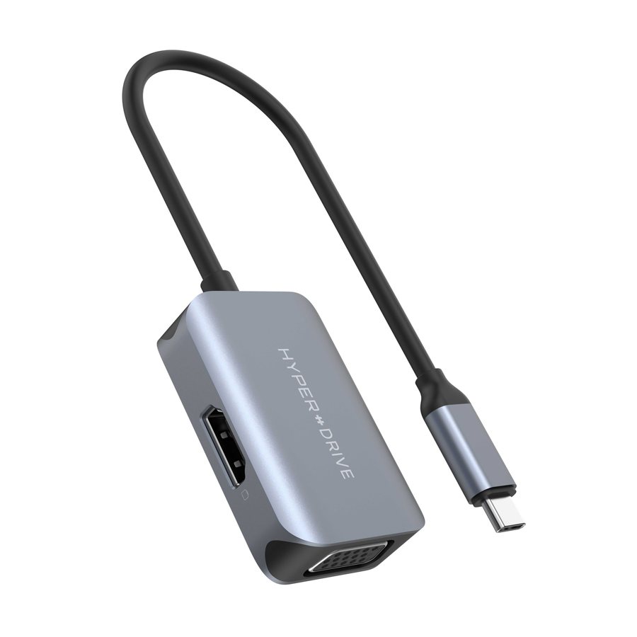 Hub Hyperdrive Hdmi/Vga 4K60Hz 2 In 1 USB-C (Hd-C2hv)