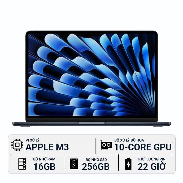 MacBook Air M3 13 inch 2024 16GB - 256GB