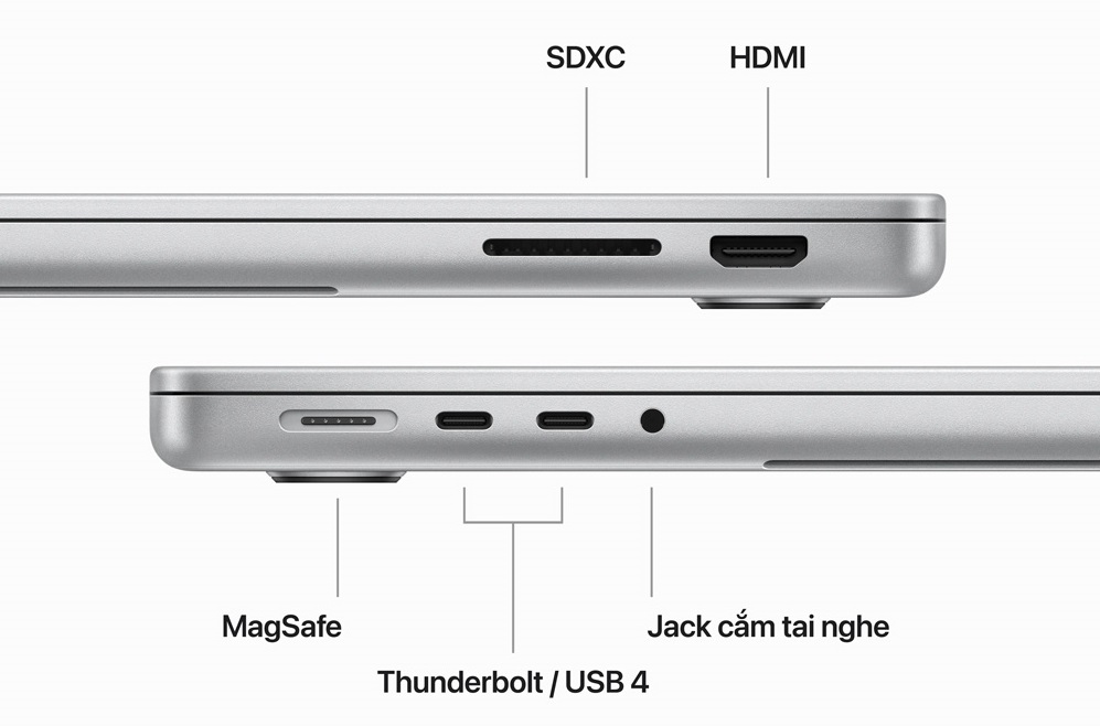 MacBook Pro M3 14 inch 2023 8-Core CPU - 16GB - 512GB