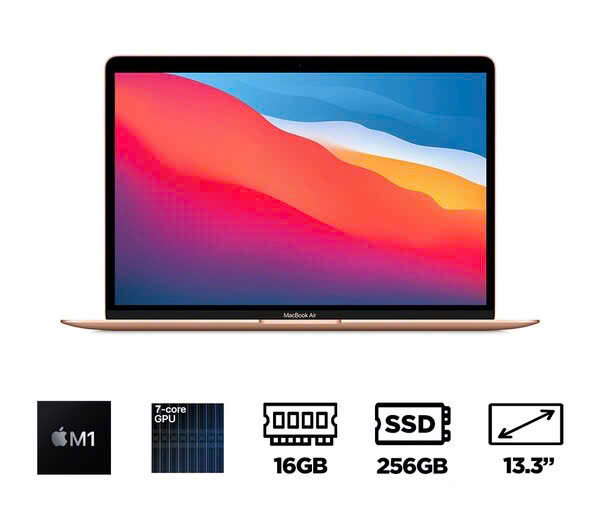 MacBook Air 13inch M1 - RAM 16GB - 256GB