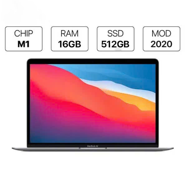 MacBook Air 13inch M1 - RAM 16GB - 512GB 