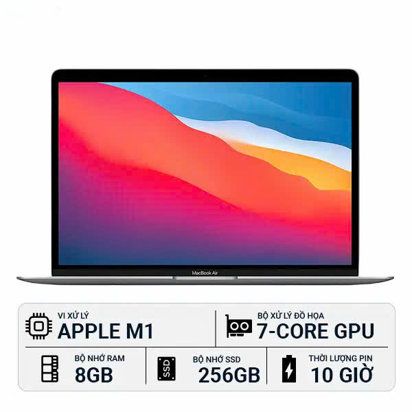 MacBook Air 13inch M1 - RAM 8GB - 256GB 