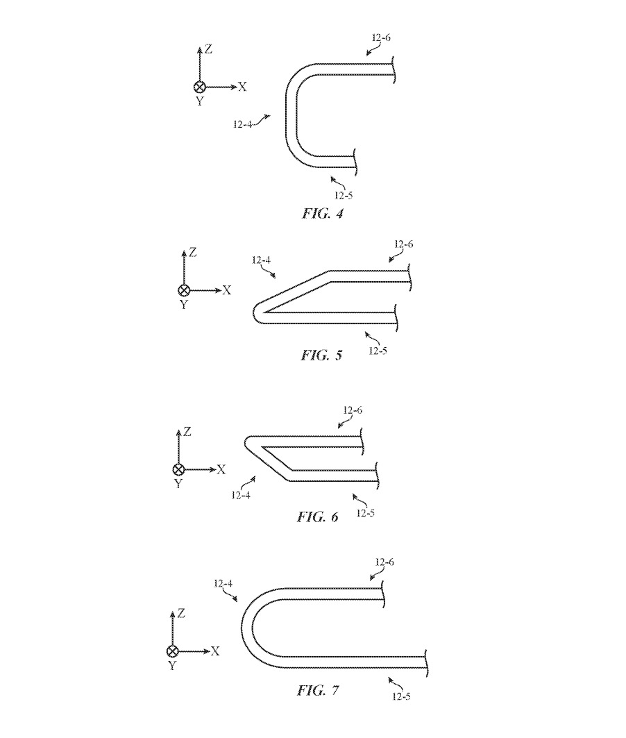 Bằng sáng chế của Apple về công nghệ màn hình gập (FIG. 4/5/6/7)