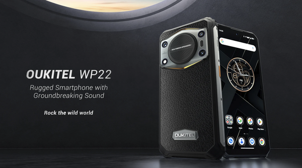 Oukitel WP22, Smartphone loa “to nhất” thế giới sắp ra mắt với pin 10.000mAh!