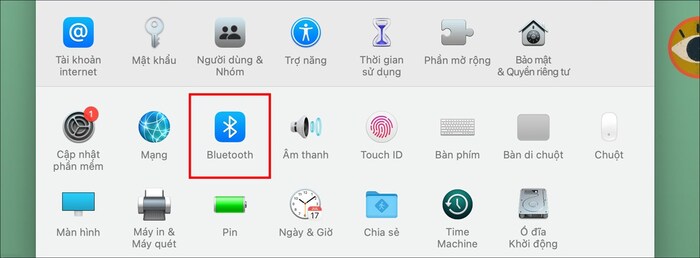 Chọn Bluetooth