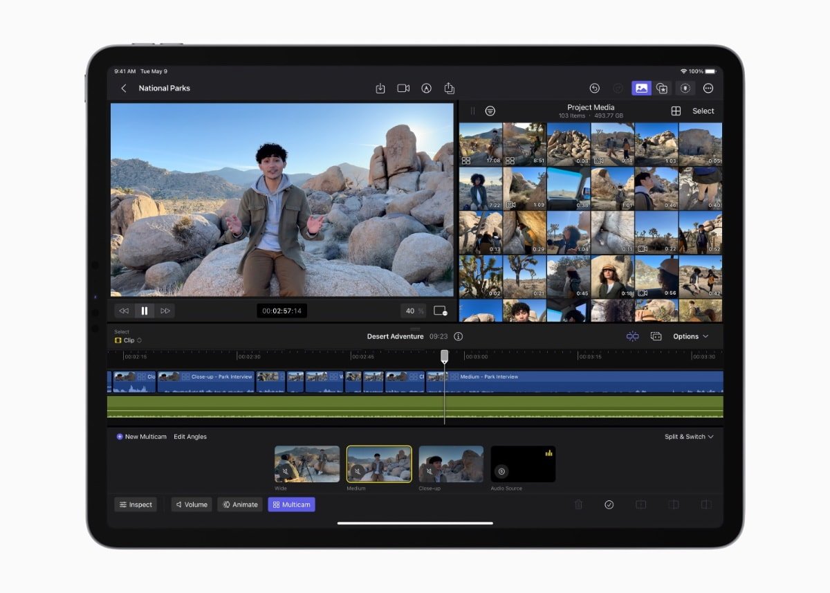 Final Cut Pro & Logic Pro sẽ có mặt trên iPad vào tháng 5