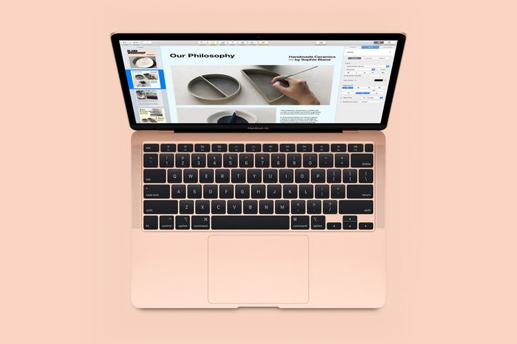 MacBook Air M1 8GB được trang bị bàn phím Magic Keyboard thế hệ mới, mang đến cho người dùng trải nghiệm gõ phím thoải mái và chính xác 