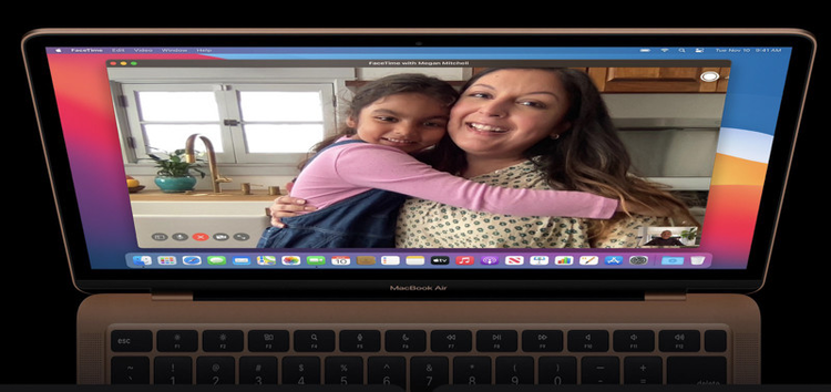 MacBook Air M1 8GB được trang bị camera FaceTime HD 1080p, mang đến chất lượng hình ảnh sắc nét và rõ ràng trong các cuộc gọi video 