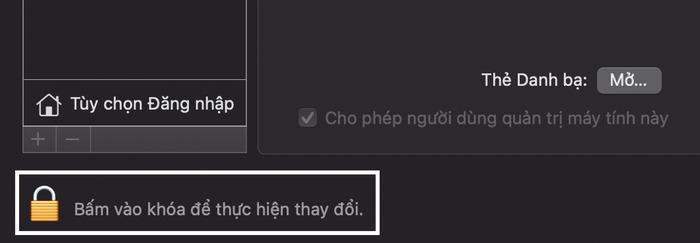 Nhấp đúp vào biểu tượng ổ khoá