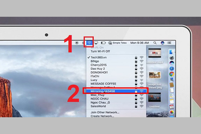 Kết nối Wifi trên MacBook