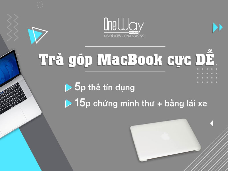 Trả góp cực DỄ cùng Oneway