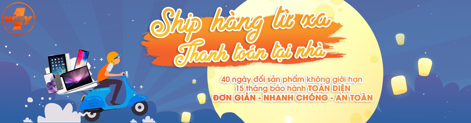 Bạn cứ việc đặt hàng, giao hàng có Oneway lo