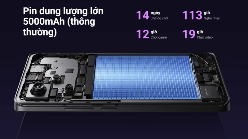 Pin khủng 5000mAh