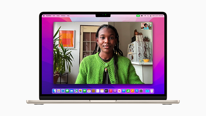  MacBook Air M2 sở hữu Webcam 1080p