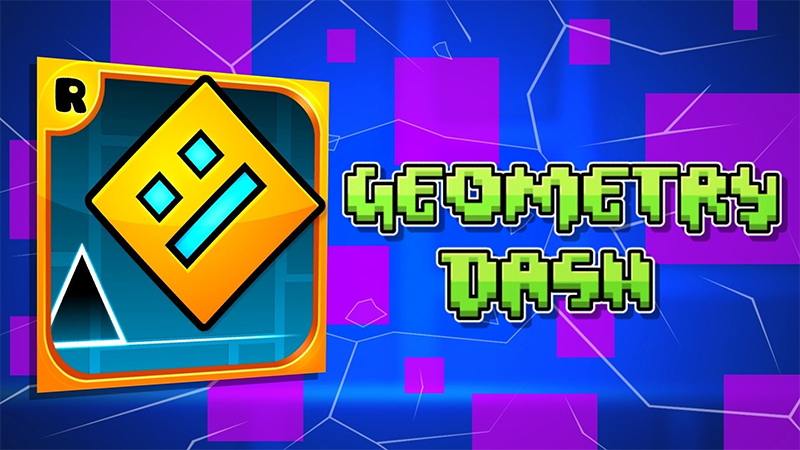 Geometry dash game vượt chướng ngại vật 