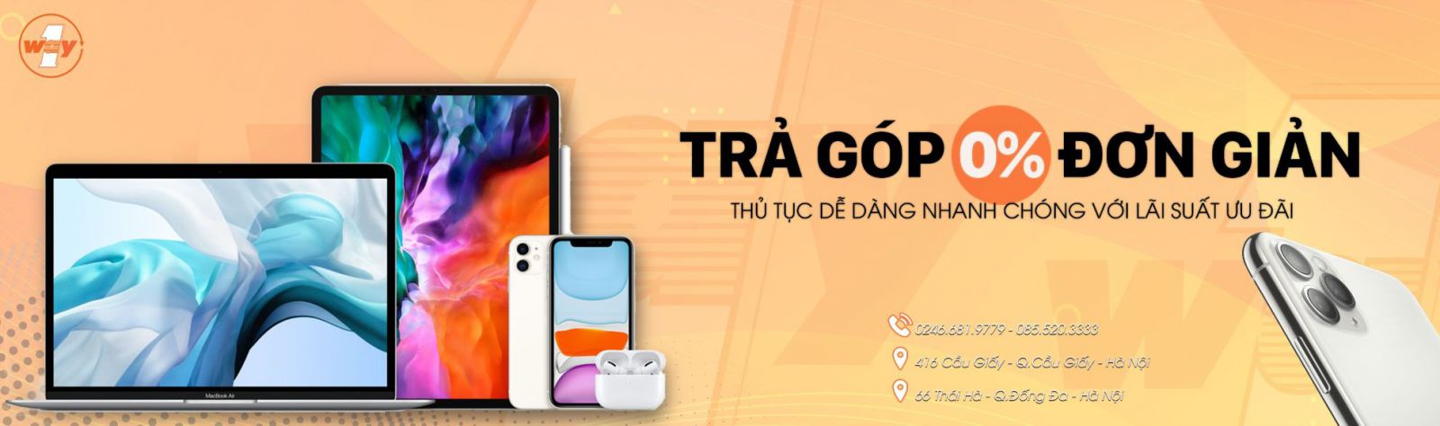 Thủ tục trả góp tại Oneway diễn ra nhanh chóng và đơn giản